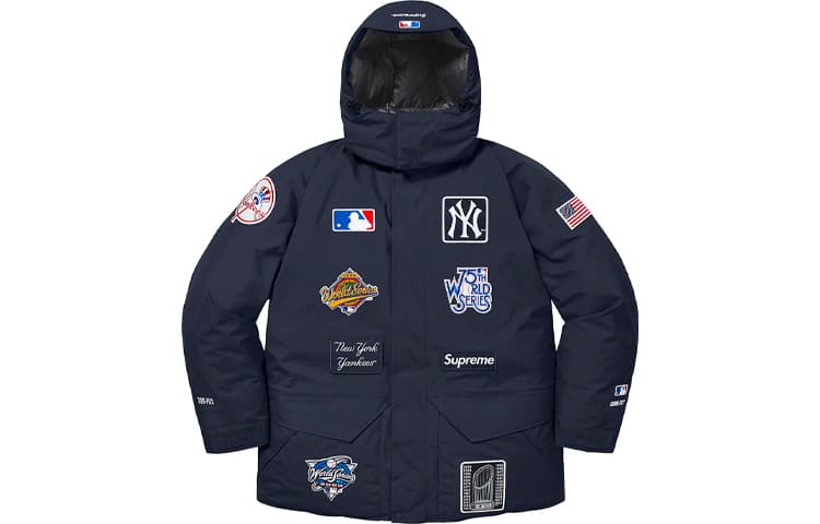 Зимняя куртка Supreme x MLB FW21 Hoodie - изображение 1