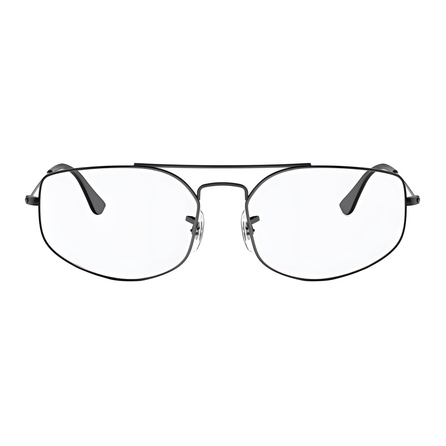 Оправа RayBan Металлические оправы для очков с фигурным дизайном унисекс черный - изображение 2