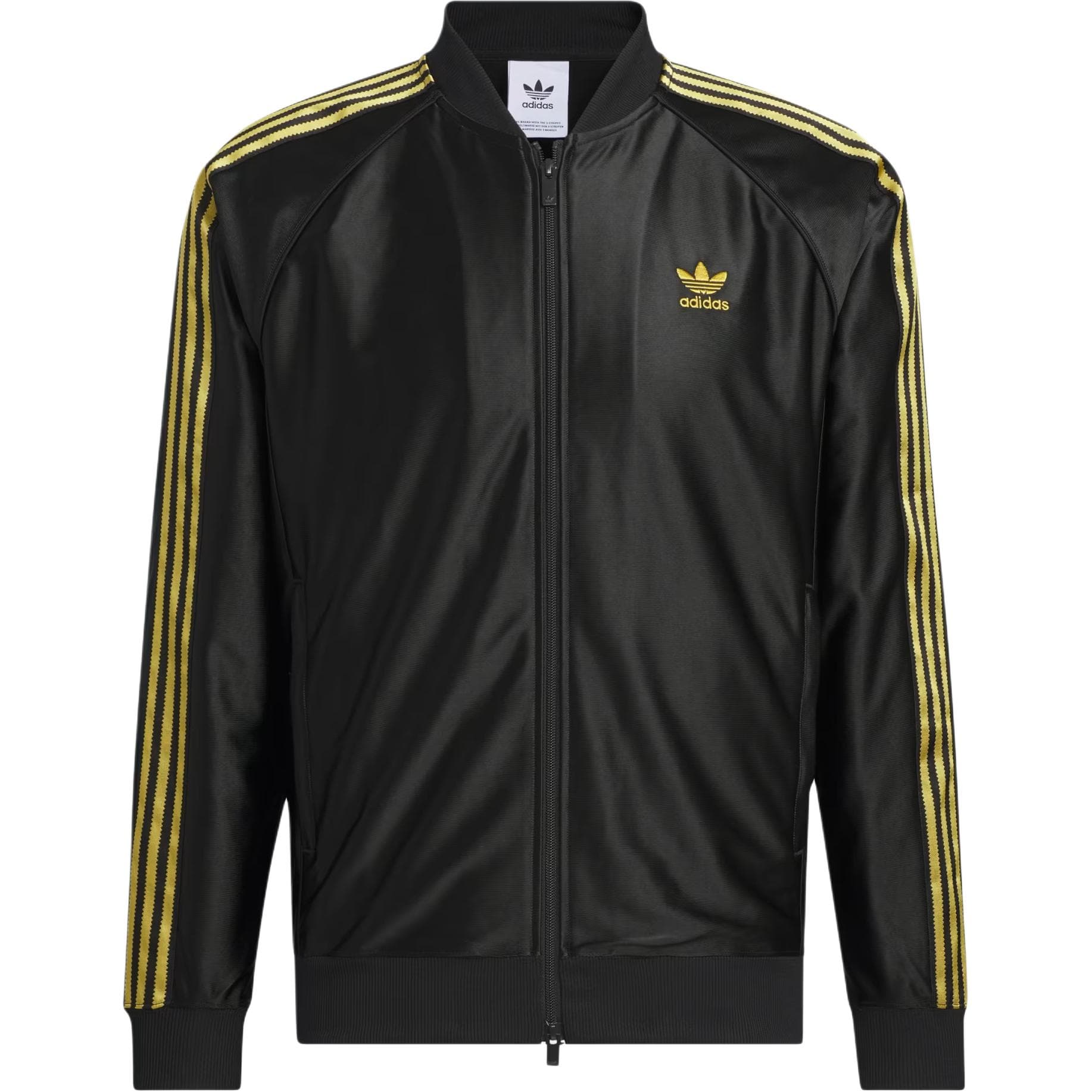 Куртка Adidas Originals SST Куртка Мужская Черная Золотая - изображение 1