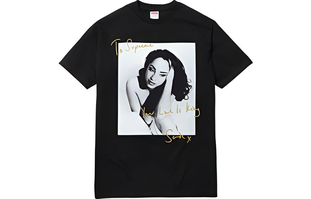 Футболка Supreme SS17 Sade Tee Black T - изображение 1