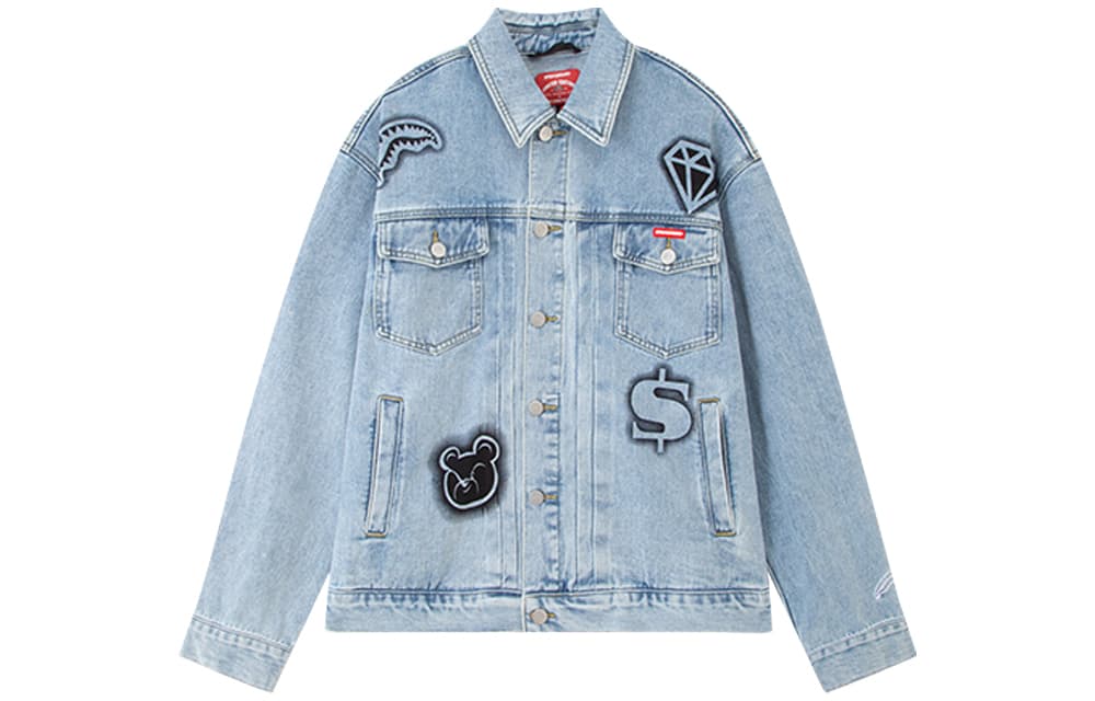 Джинсовая куртка SPRAYGROUND Logo - изображение 1