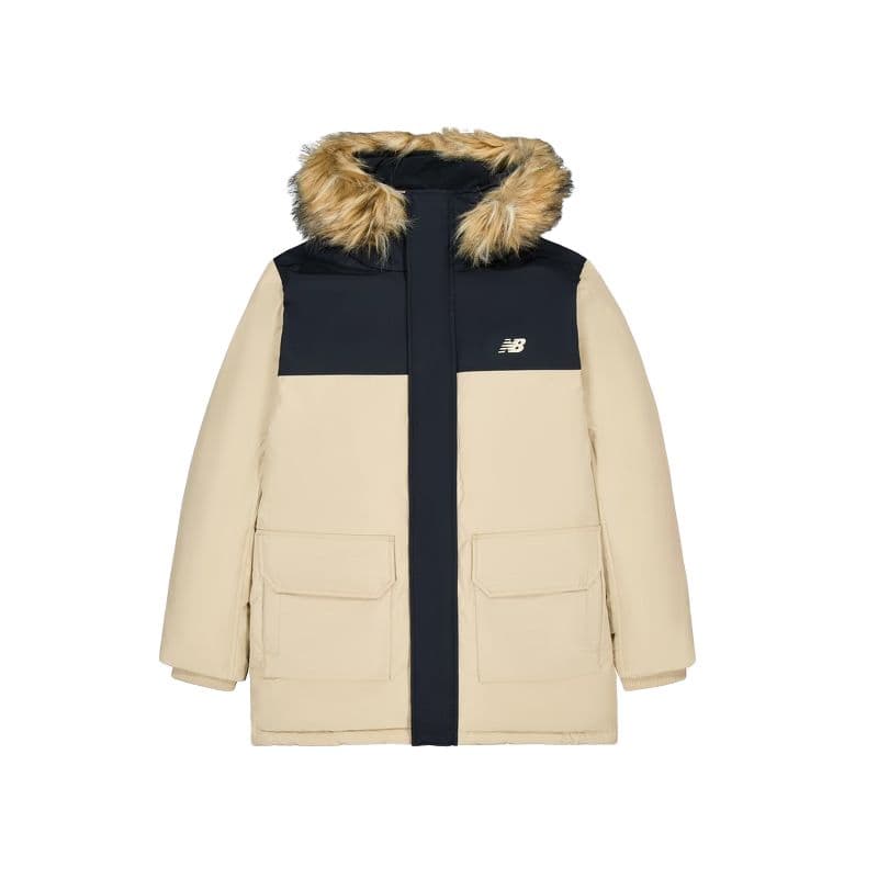 Зимняя куртка New Balance Warm Down Куртка Мужская Хаки - изображение 1