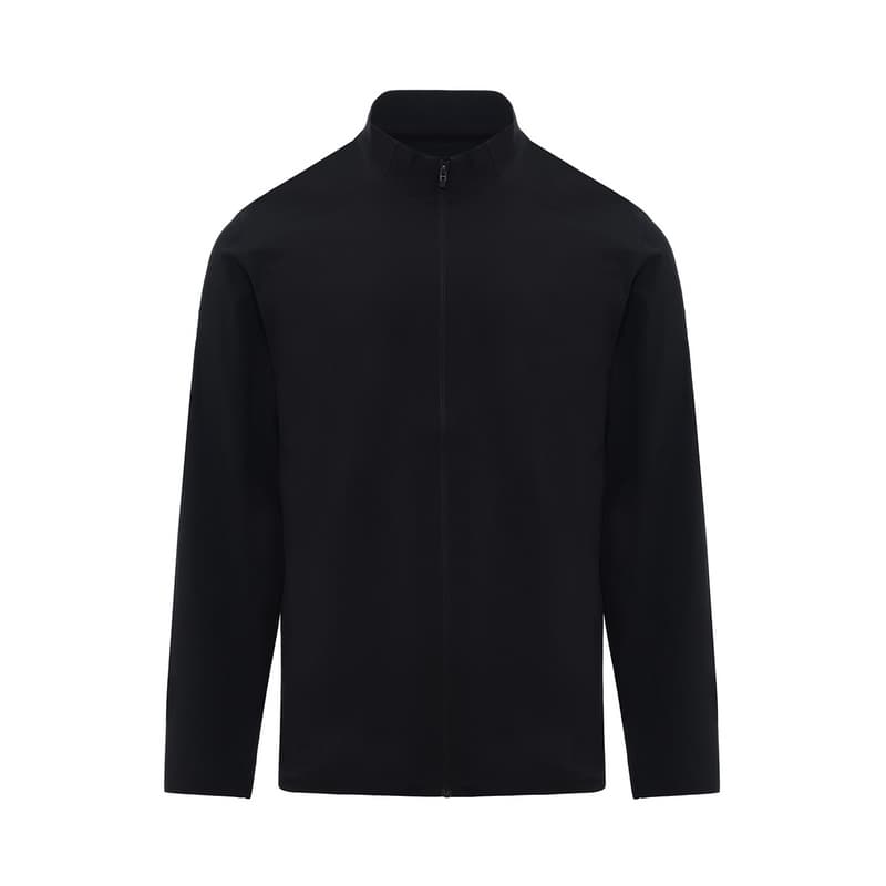 Куртка LI-NING 1990 Commuter Однотонный дышащий универсальный повседневный жакет с воротником-стойкой на молнии Мужской Черный - изображение 1