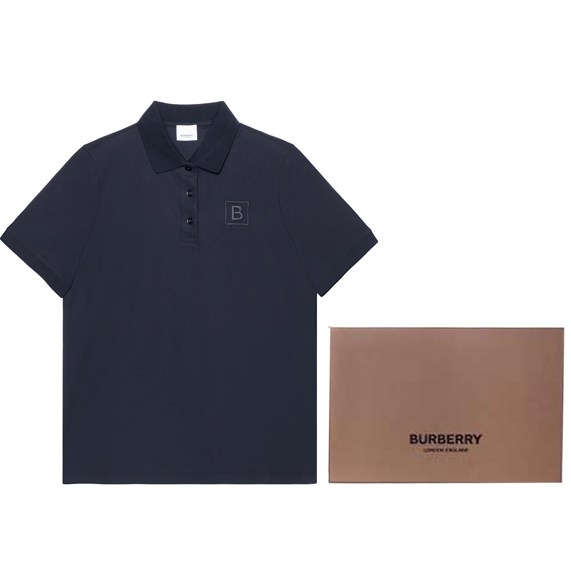 Поло Burberry Polo Shirt Navy - изображение 4