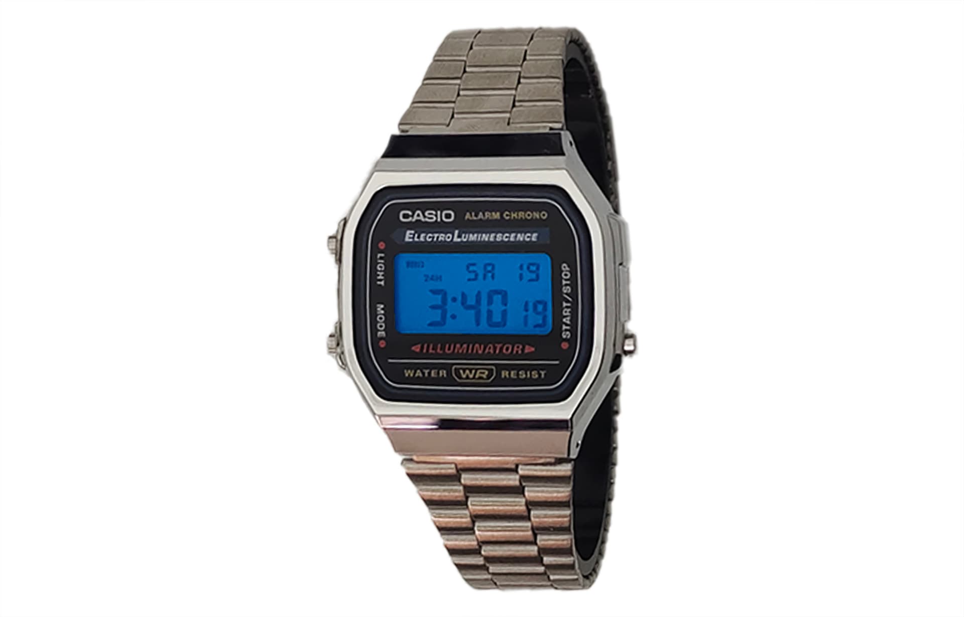 Часы Casio Vintage A168WA-1W Silver Blue - изображение 1