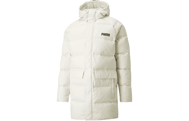 Зимняя куртка Puma Solid Down Hoodie White - изображение 1