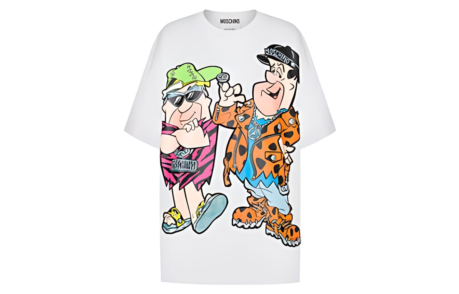 Футболка MOSCHINO x The Flintstones FW22 LogoT - изображение 1