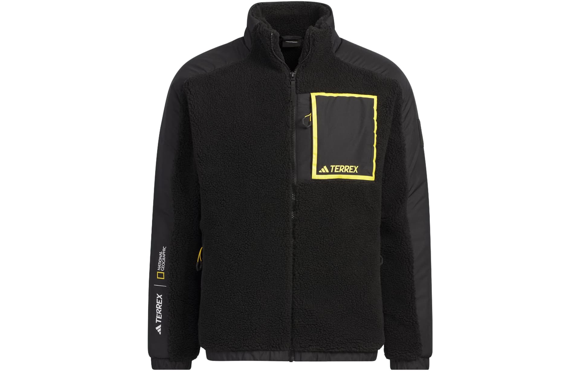 Куртка Adidas x National Geographic Многоцветная Outdoor Утолщенная и с флисовой подкладкой Спортивная MULTI Куртка Мужская - изображение 1