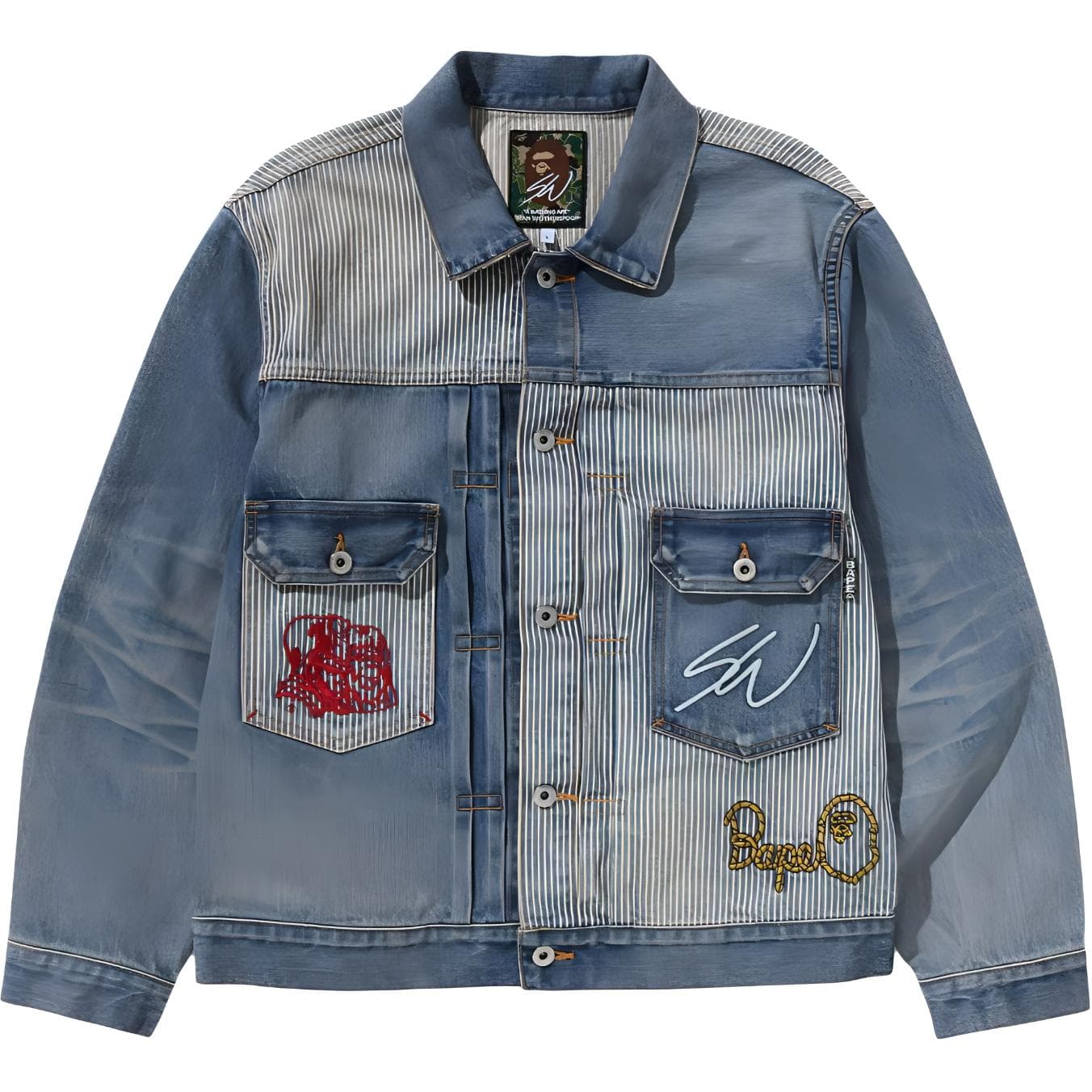 Джинсовая куртка A BATHING APE x Sean Wotherspoon Denim Jacket - изображение 1