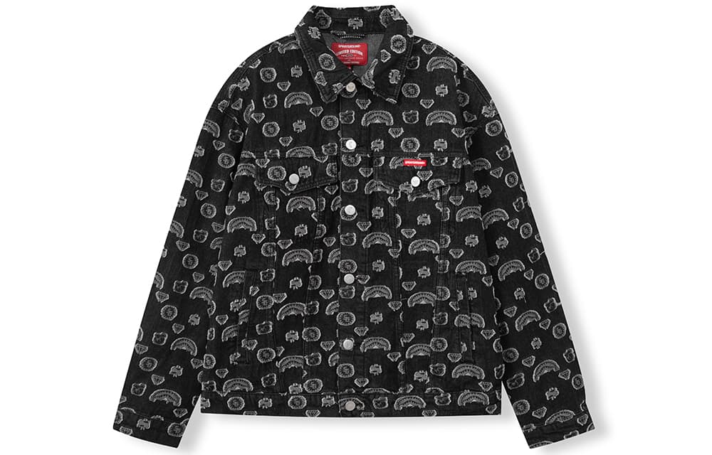 Джинсовая куртка SPRAYGROUND logo - изображение 1