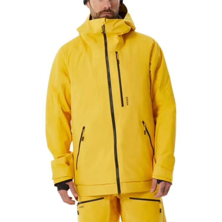 Зимняя куртка пуховик DECATHLON 500 Collection WEDZE FR Пуховик Мужской Оранжевый Желтый - изображение 1