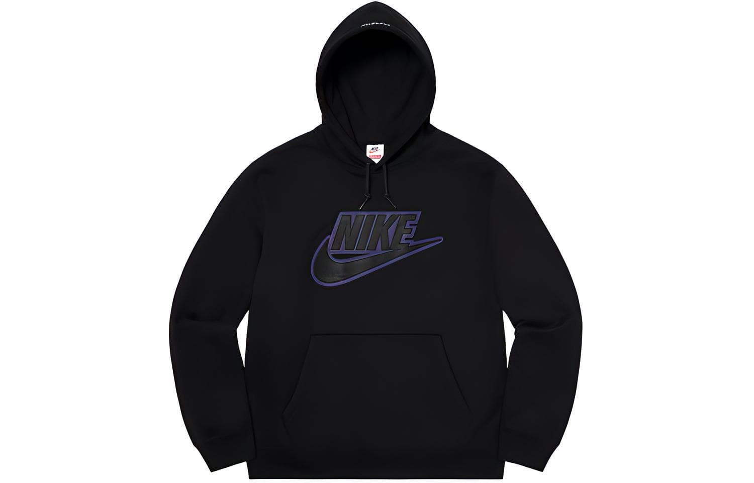 Худи Supreme x Nike Hoodie Black - изображение 1