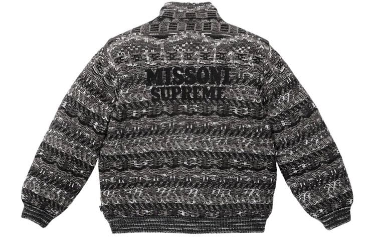 Зимняя куртка пуховик Supreme FW21 Week 13 x Missoni Reversible Knit Jacket - изображение 1