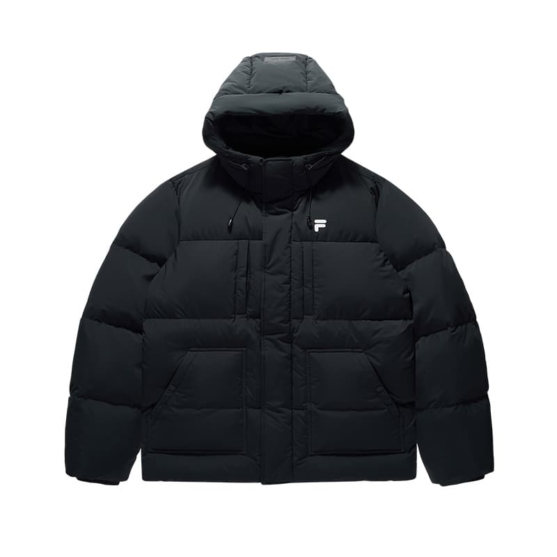 Зимняя куртка FILA FUSION QRFUSION Life Пуховик Мужской Глубокий Черный - изображение 1