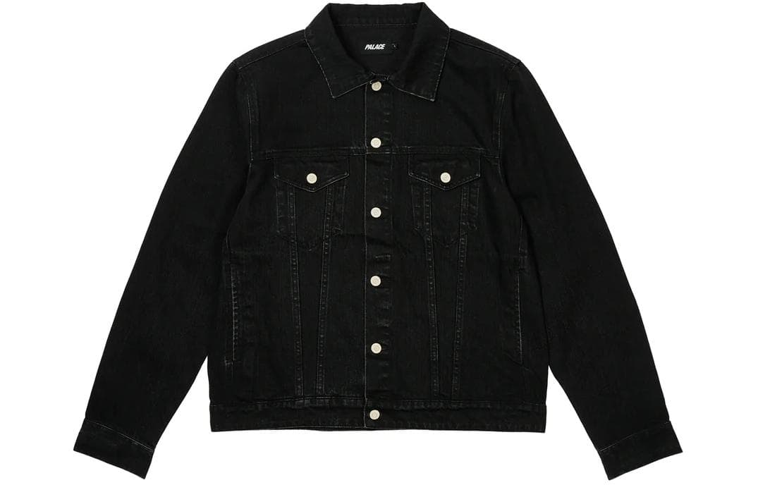 Джинсовая куртка PALACE SS24 TYPE P JACKET BLACK STONE WASH - изображение 1