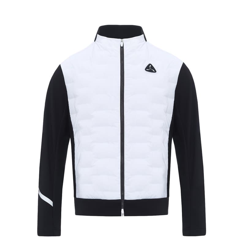 Зимняя куртка LI NING 1990 Golf Collection Мужской пуховик стандартного размера белый - изображение 1