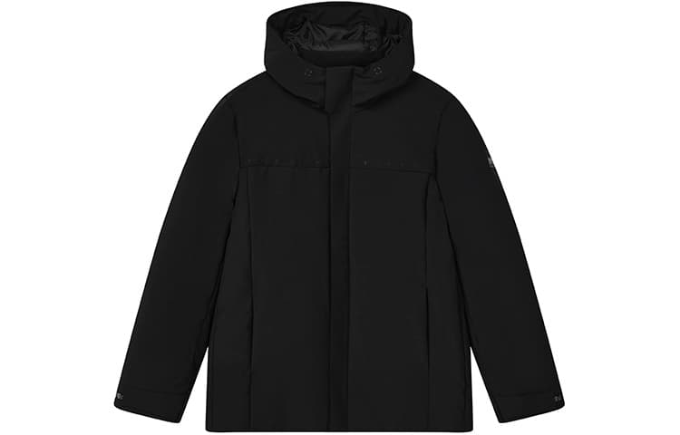 Зимняя куртка FILA Hooded Down Jacket Black - изображение 1