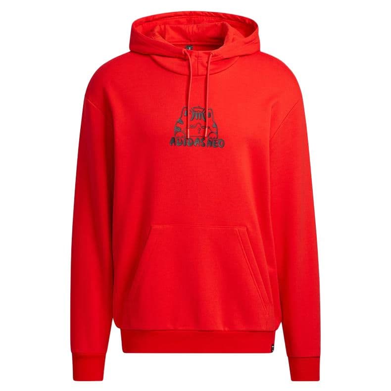 Худи Adidas Neo Толстовка Мужское Красное - изображение 1