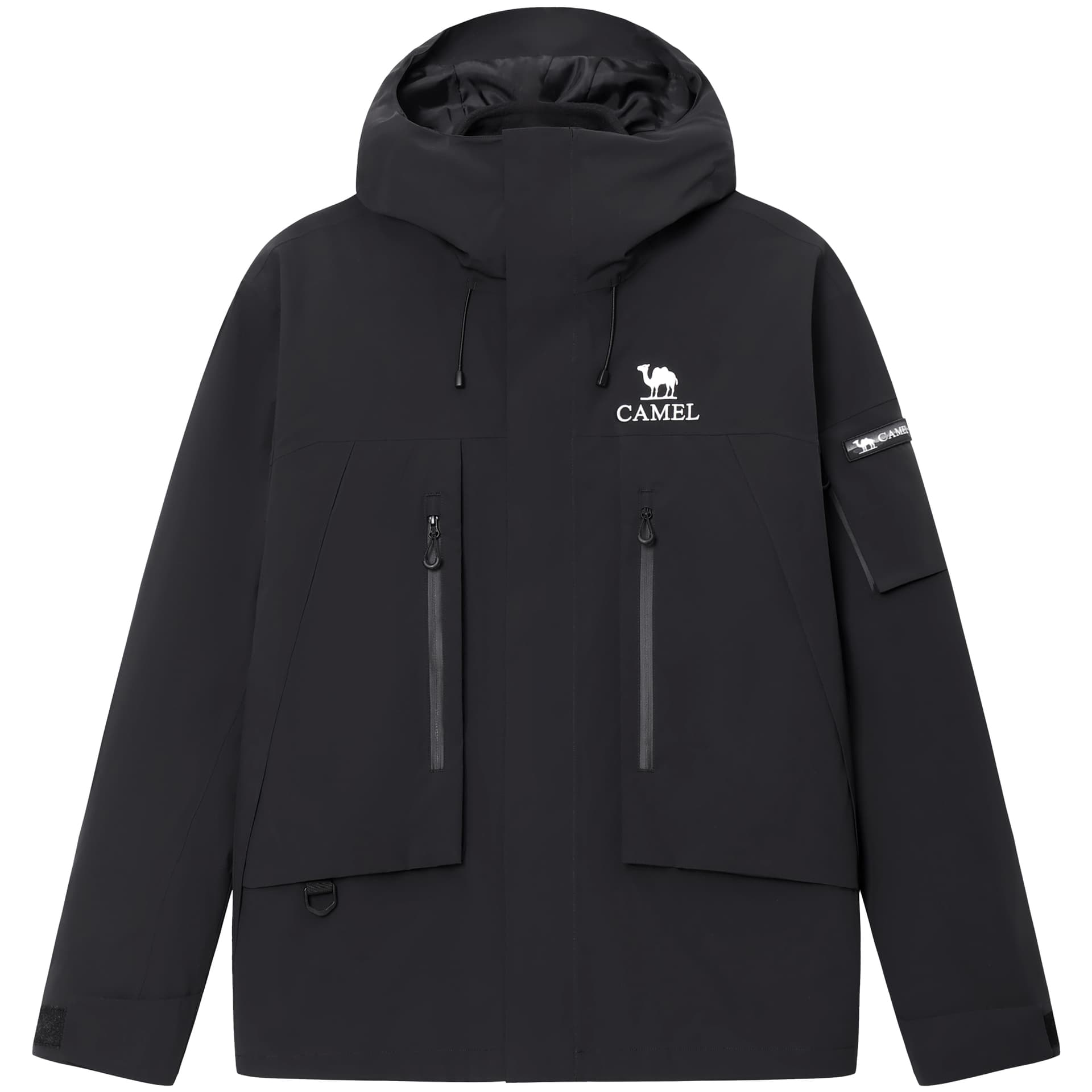 Демисезонная куртка CAMEL All-Weather Series Mountain Outdoor Functional Wind NR99 Stormproof Windproof Jacket with Two Side Zipper Pockets Fleece 3-in-1 Unisex - изображение 1