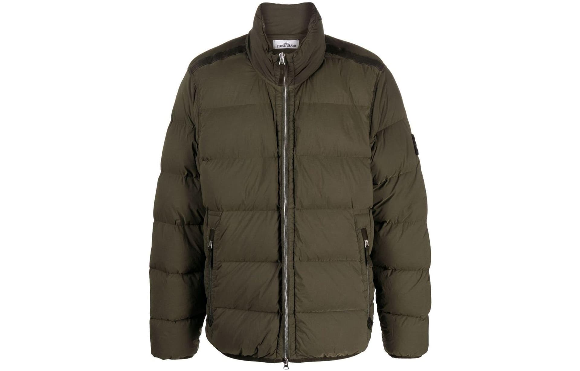 Зимняя куртка Stone Island Nylon Puffer Jacket Green - изображение 1