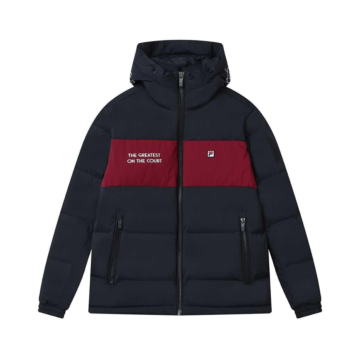 Зимняя куртка FILA ATHLETICS Fitness Пуховик Мужской Синий - изображение 1