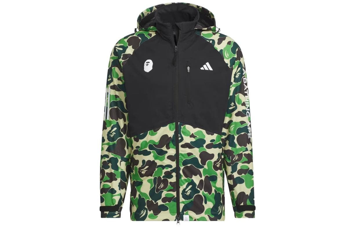 Куртка adidas x BAPE Black FW23 Windbreaker Jacket - изображение 1