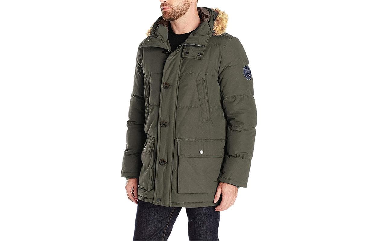 Зимняя куртка пуховик Tommy Hilfiger Яшма Мужской Пуховик - изображение 1