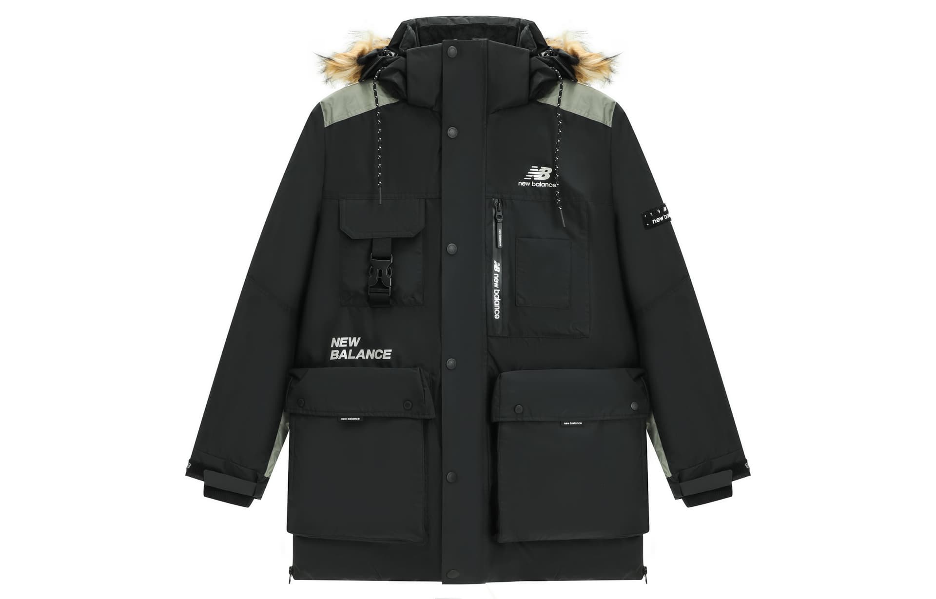 Зимняя куртка New Balance logo - изображение 1