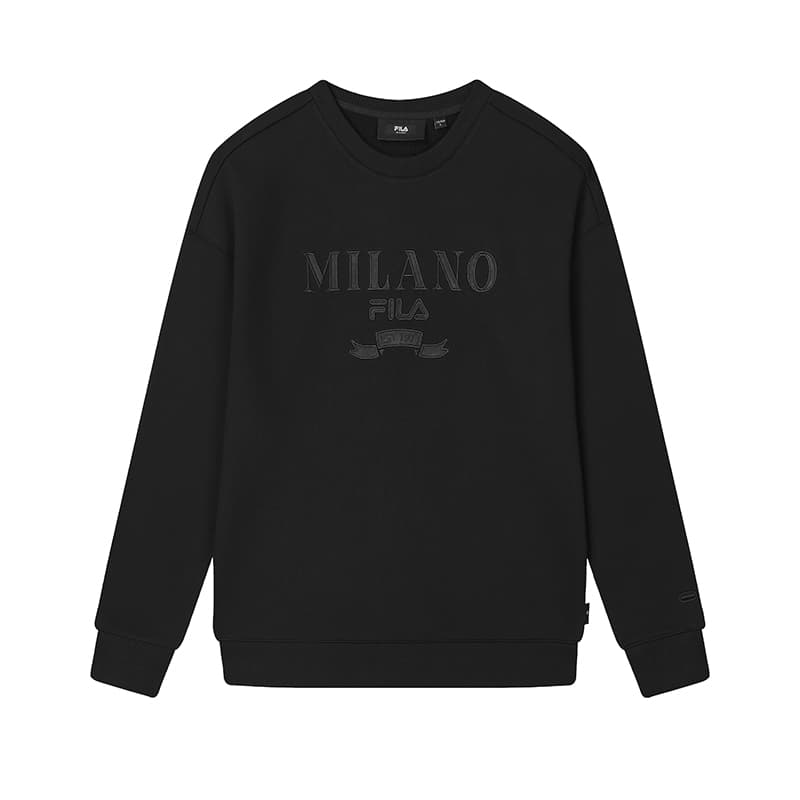 Худи FILA MILANO Толстовка Мужская Глубокий Черный - изображение 1