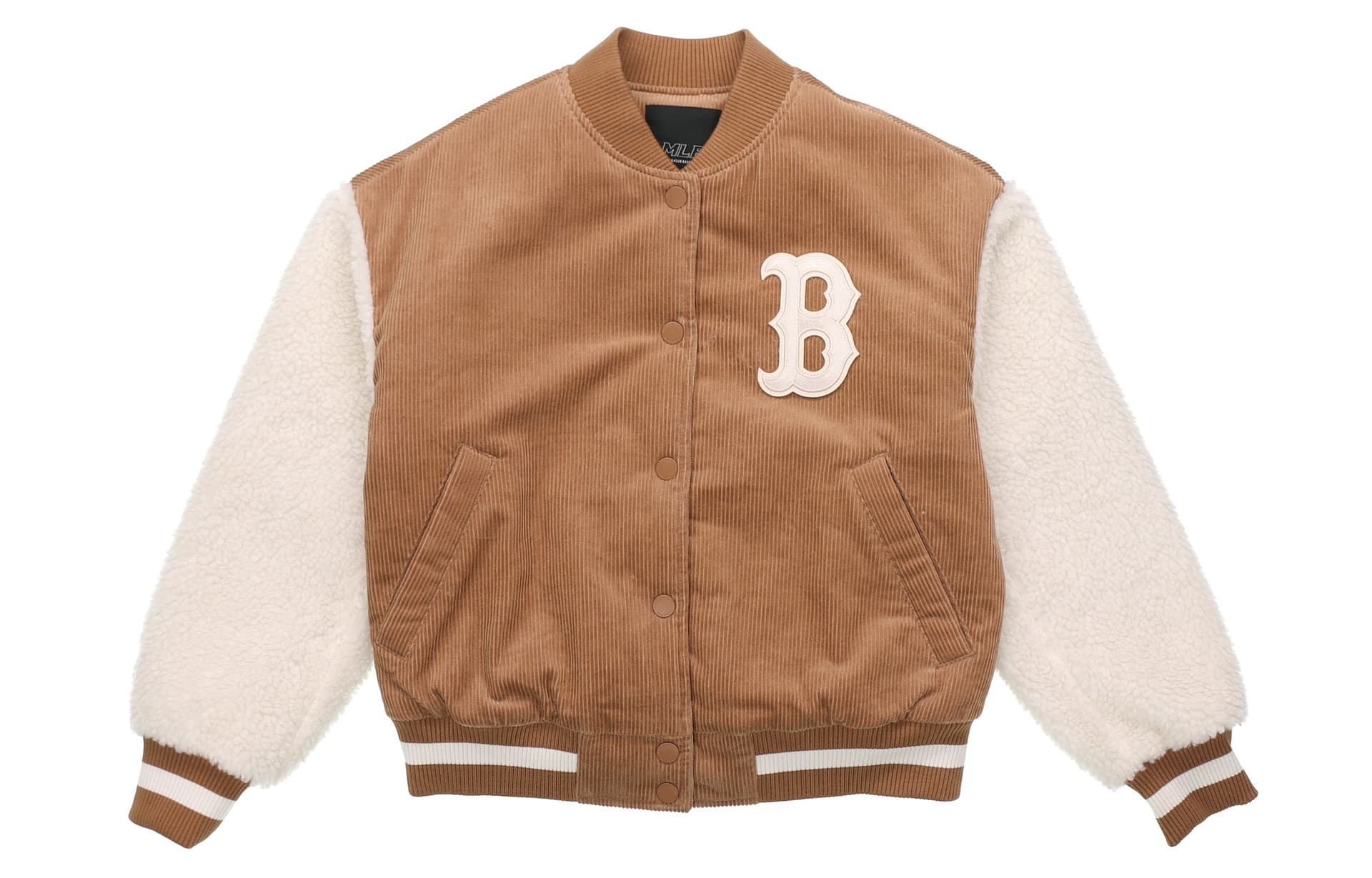Бомбер MLB Boston Red Sox Corduroy Jacket Brown - изображение 1