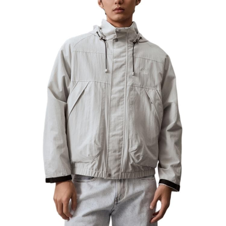 Куртка Calvin Klein Jeans Hooded Jacket Galaxy Grey - изображение 1
