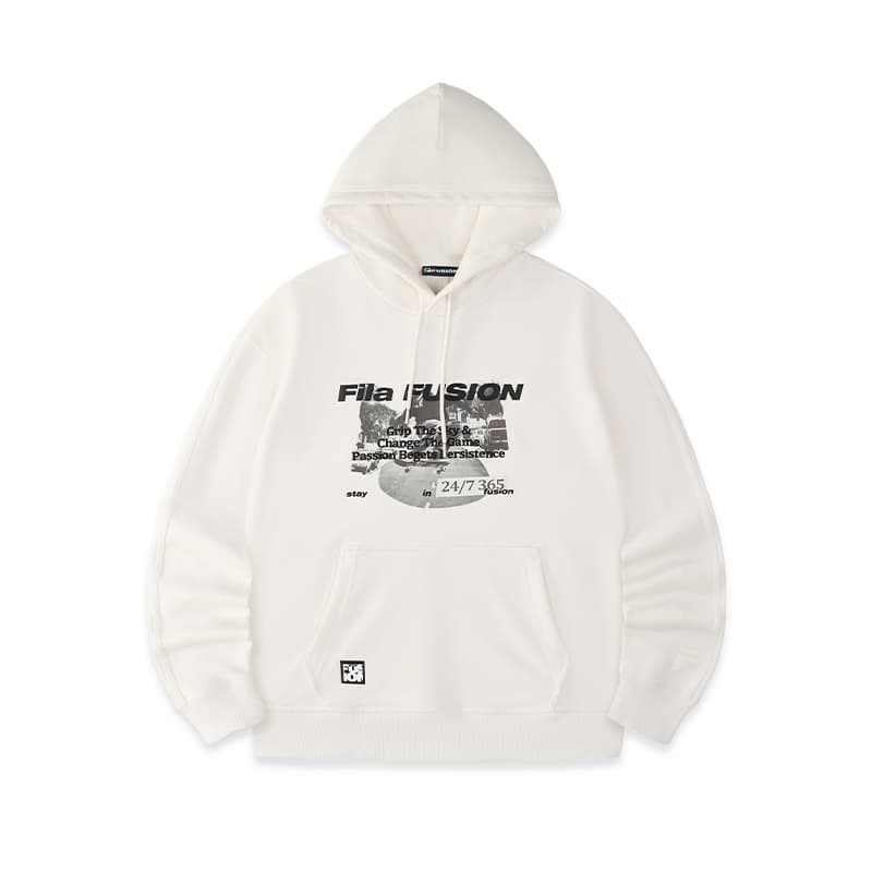 Худи FILA FUSION FILA FUSION X Ханьфу Платье Худи Мужской Облачный Белый - изображение 1
