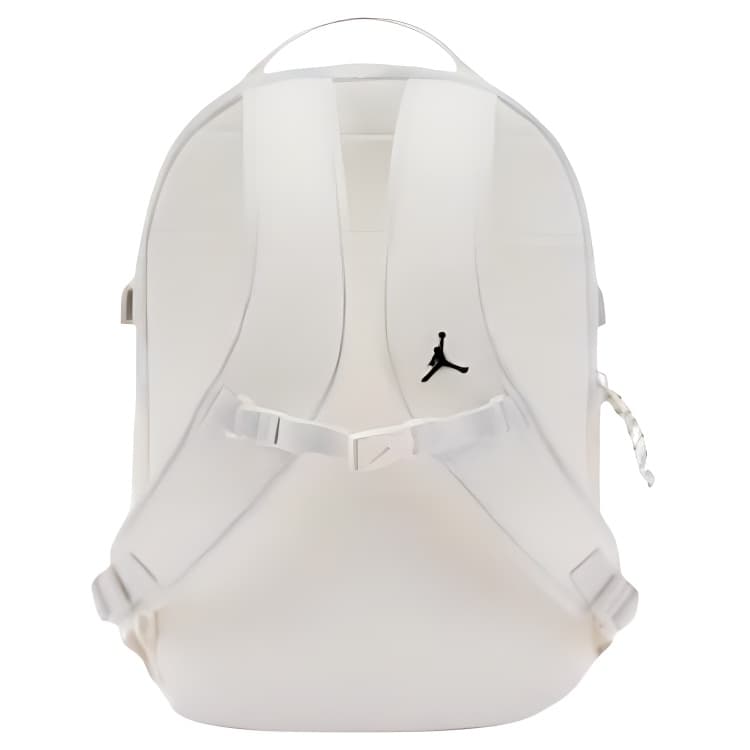 Рюкзак Jordan Letter Logo Patchwork Design Полиэстер Рюкзак Унисекс Парный Светлый слоновая кость - изображение 2