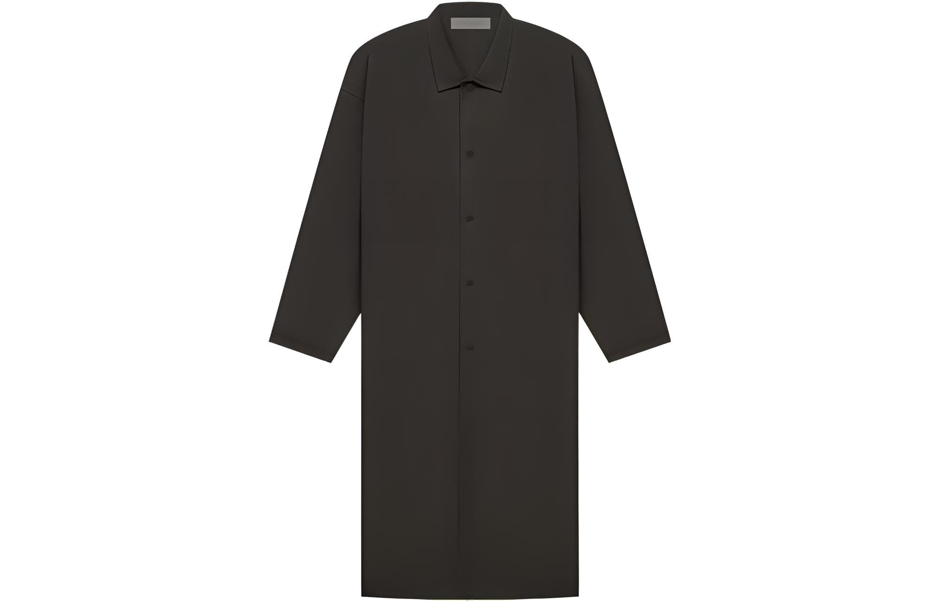 Пальто Fear of God Essentials Long Coat Off Black - изображение 1
