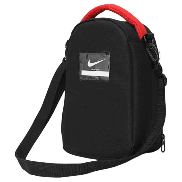 Сумка Nike Универсальная сумка через плечо сумка стандартного размера женская черная красная - изображение 3