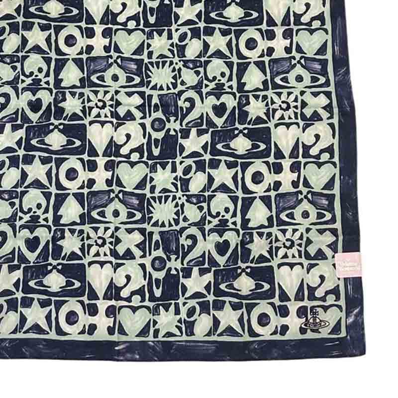 Платок Шарфы Vivienne Westwood Женские Синие - изображение 2
