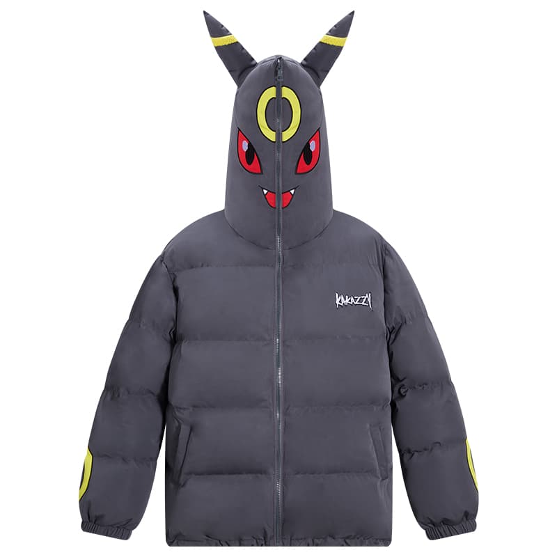 Зимняя куртка пуховик KAKAZZY Hooded Puffer Jacket Dark Grey - изображение 1