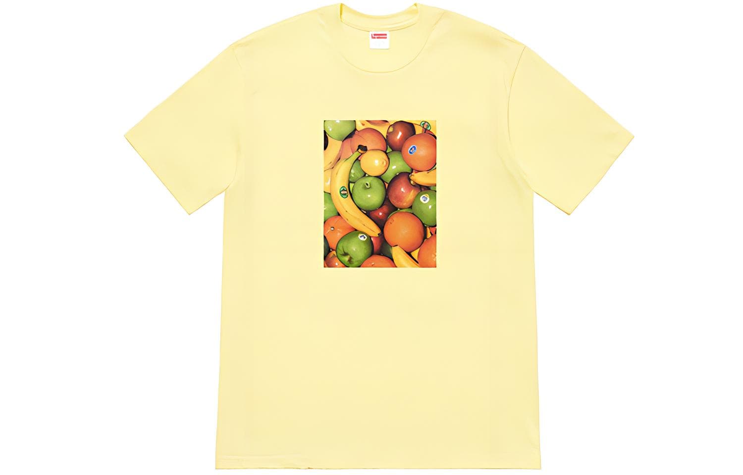 Футболка Supreme SS19 Fruit Tee Pale Yellow - изображение 1