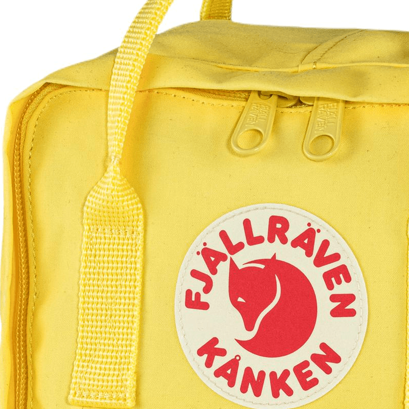 Fjallraven Kanken 7L Outdoor Рюкзак Сумка из винилового материала Кукурузный Желтый Унисекс - изображение 5