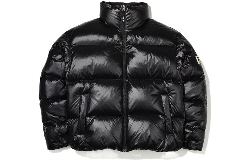 Зимняя куртка FILA Logo Puffer Jacket Black - изображение 1