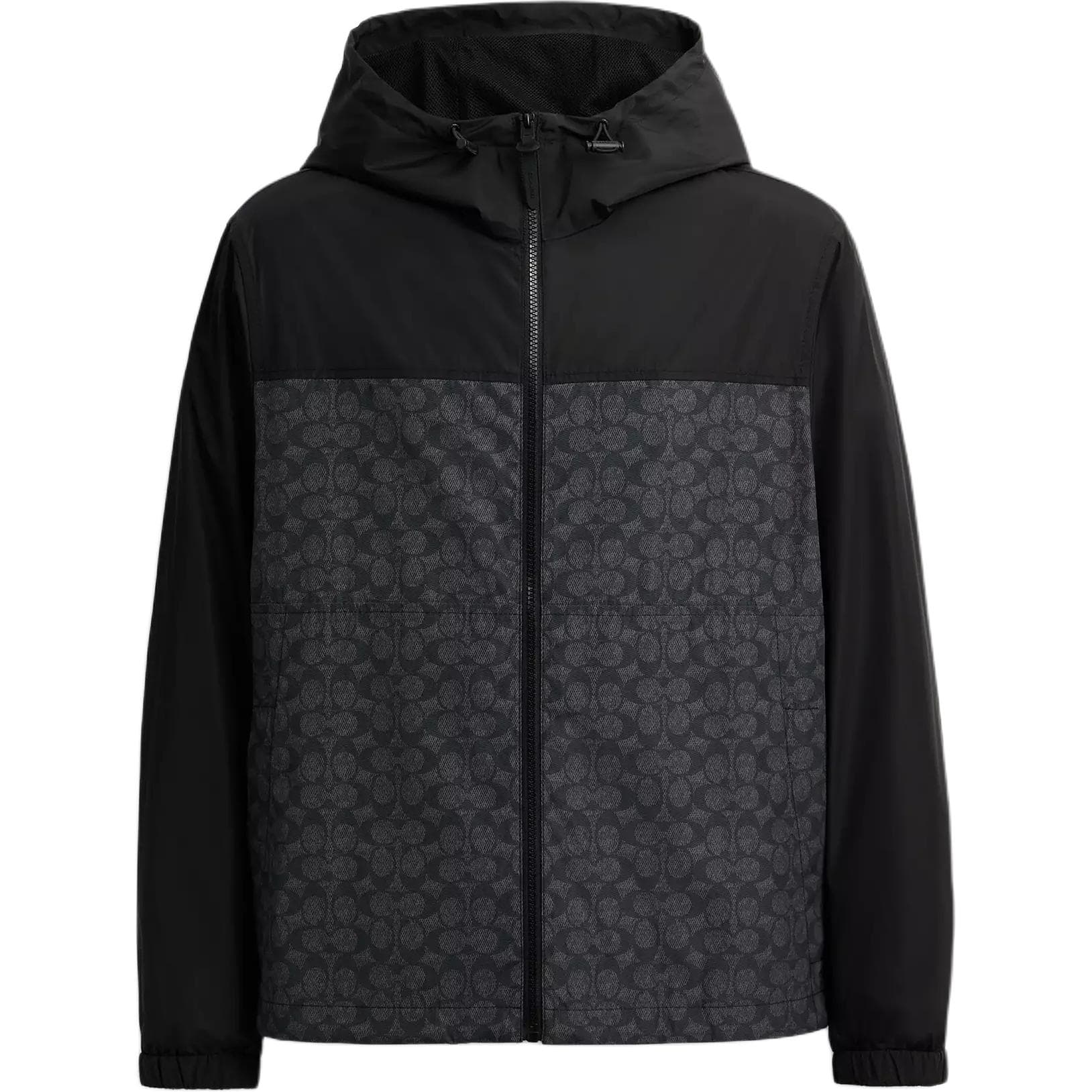 Куртка COACH Signature Full Zip Windbreaker In Recycled Polyester