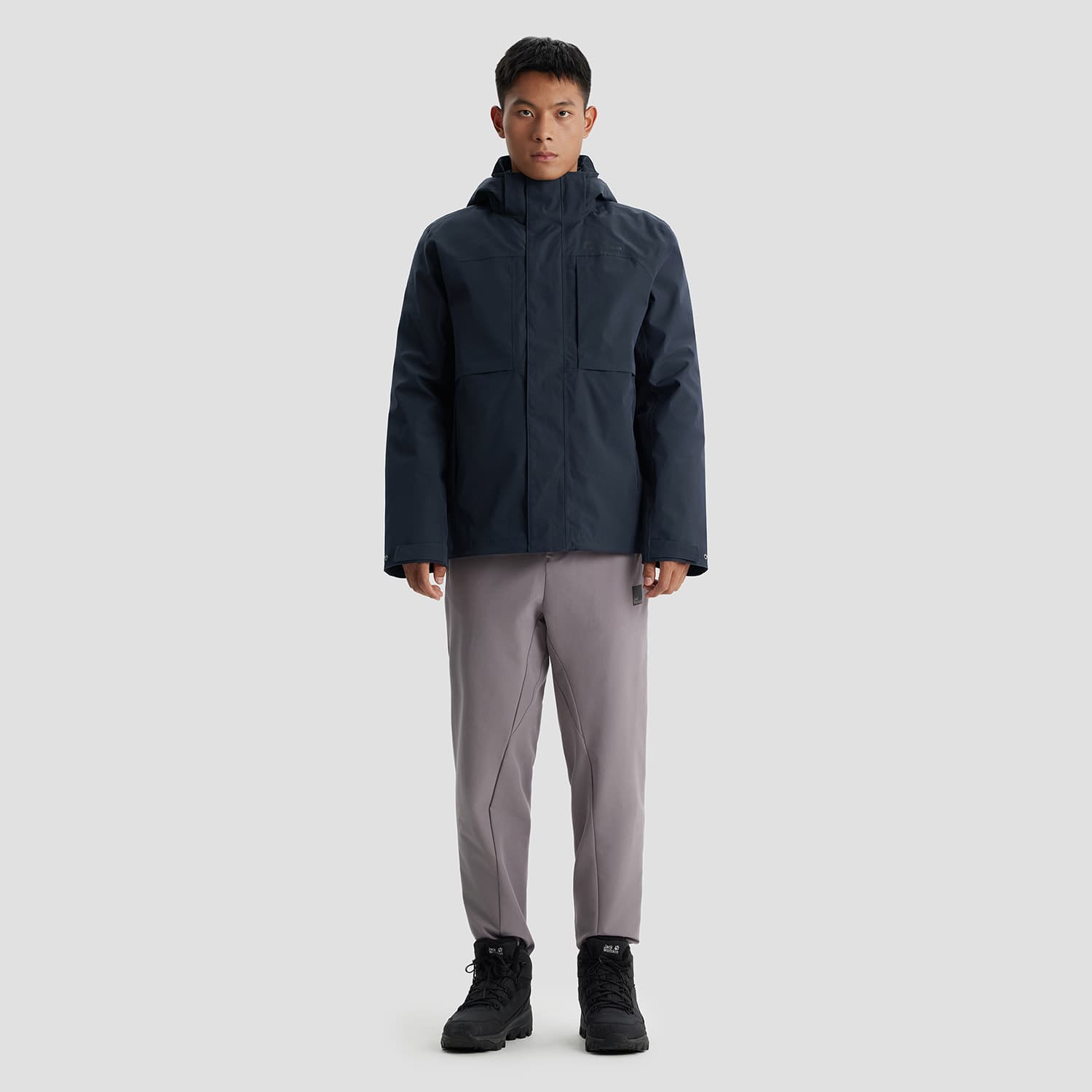Демисезонная куртка Jack Wolfskin 600 Down Hooded 3-in-1 Jacket - изображение 9