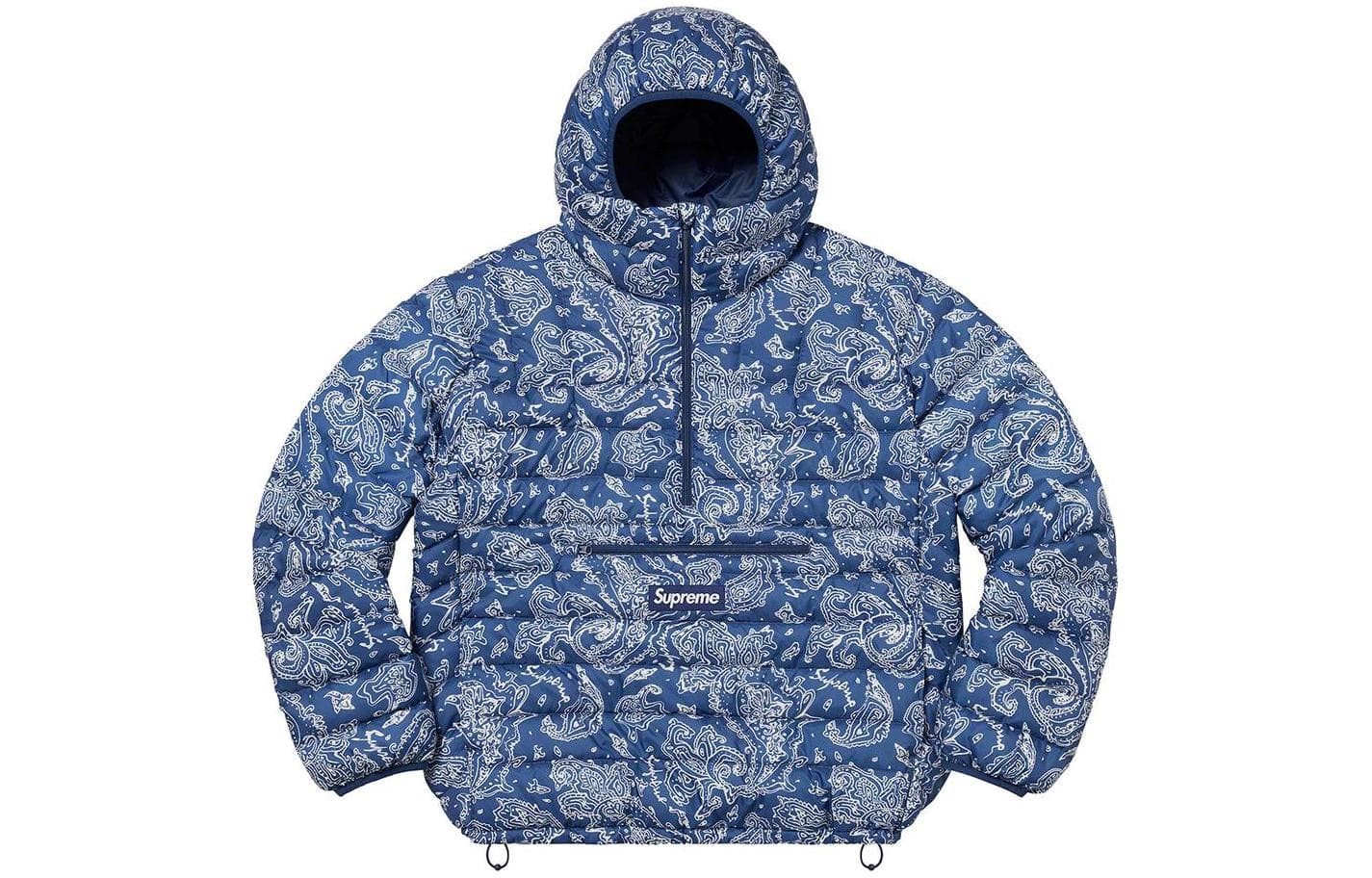 Зимняя куртка Supreme Micro Down Half Zip Hooded Pullover - изображение 1