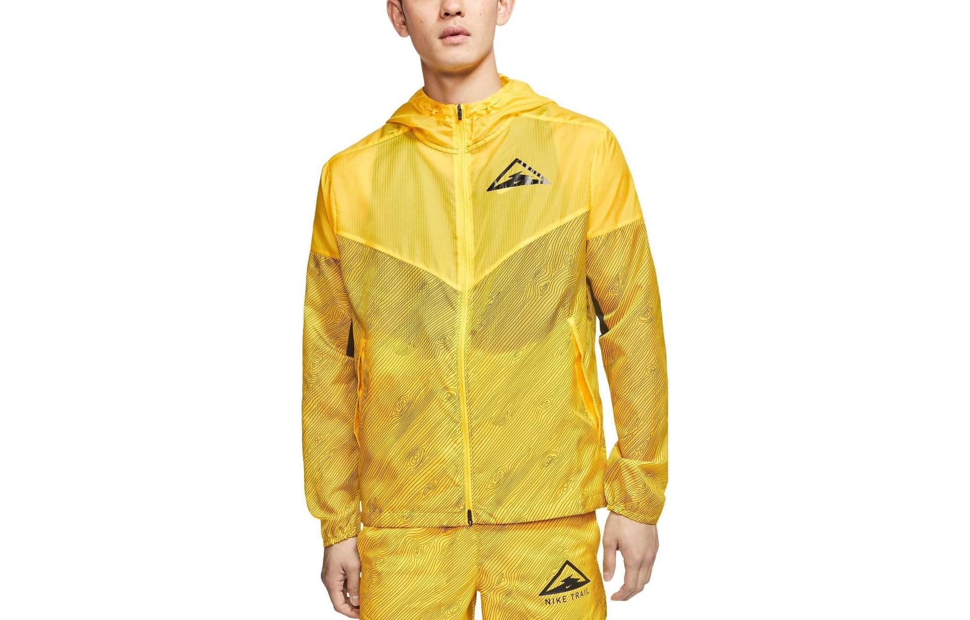 Легкая ветровка Nike Running Jacket Yellow - изображение 1