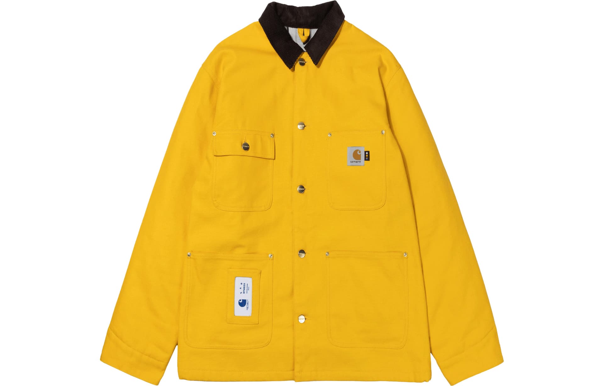 Куртка Carhartt WIP x IAB Studios IAB OG Chore Coat Yellow - изображение 1