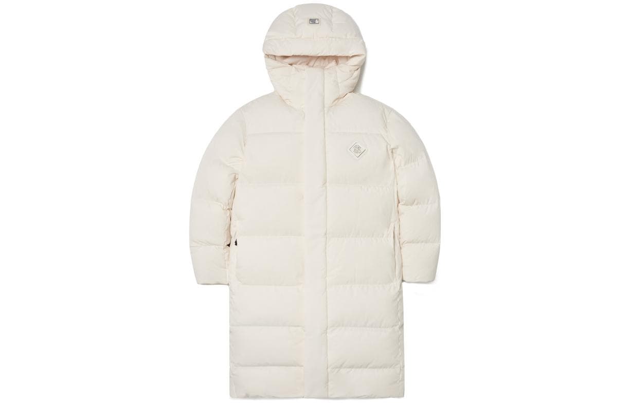 Зимняя куртка MLB FW22 White Hooded Down Jacket - изображение 1