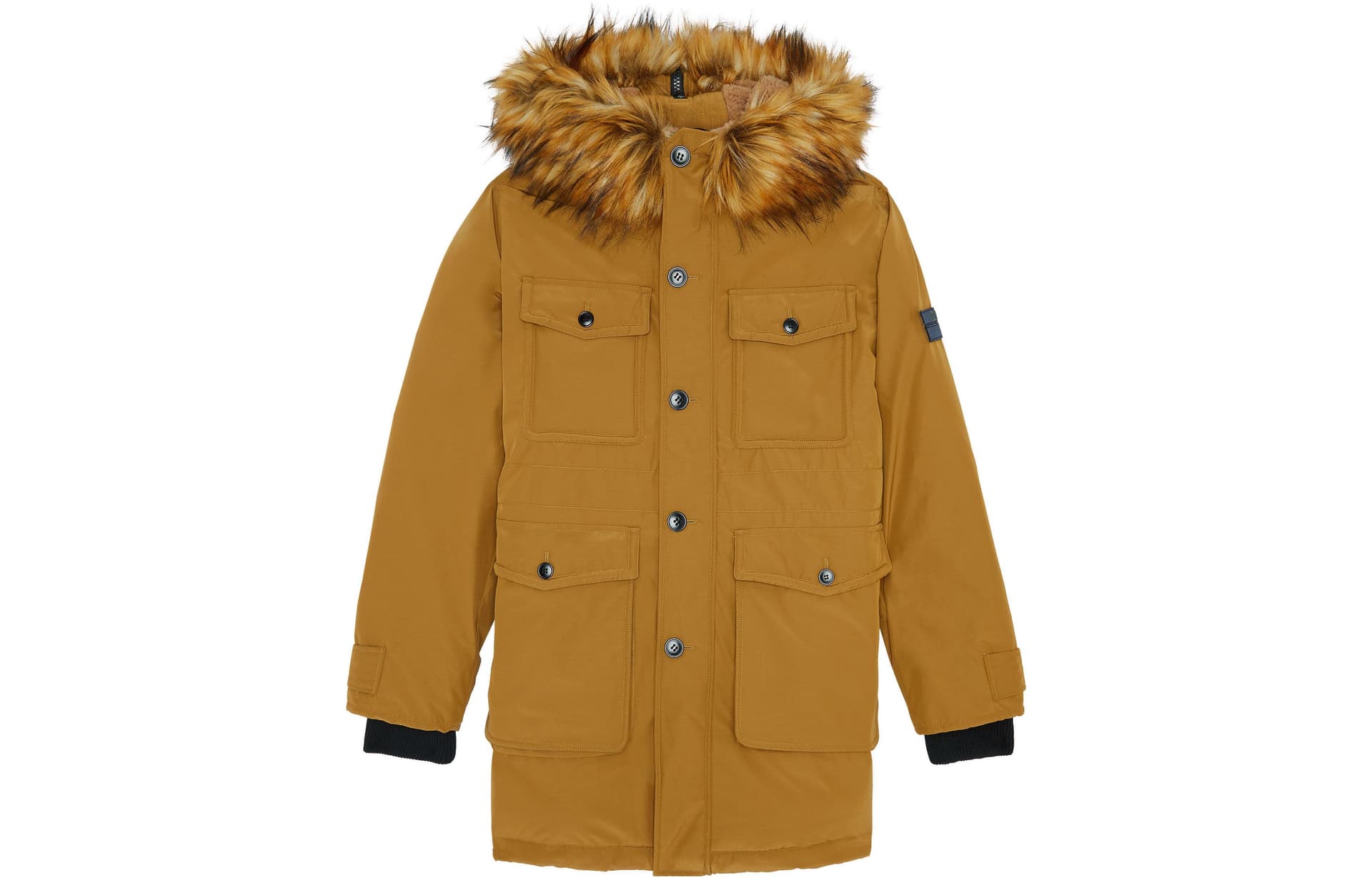 Зимняя куртка пуховик DIESEL FW22 Windproof Parka Brown Green - изображение 1