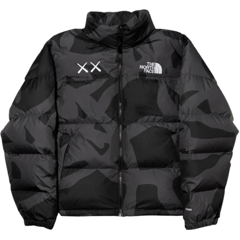 Зимняя куртка The North Face x KAWS FW22 Black - изображение 1