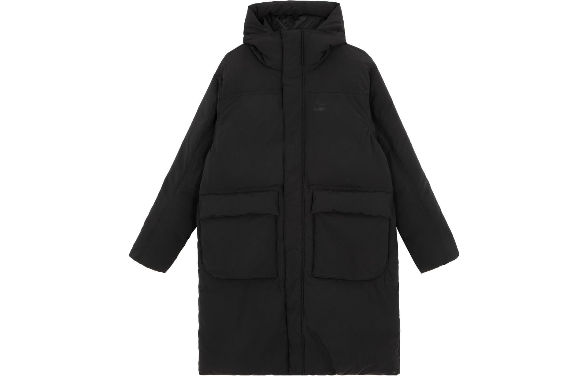 Зимняя куртка PUMA Long Down Coat Black - изображение 1