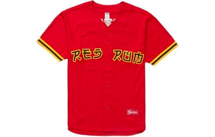 Бомбер Supreme SS19 Red Rum Baseball Jersey - изображение 1